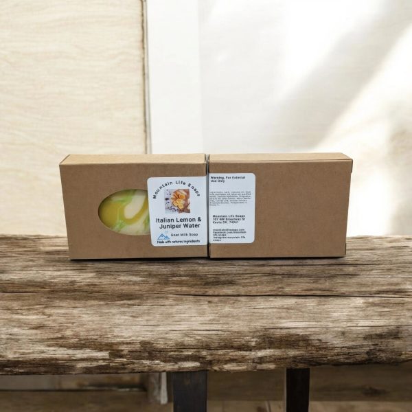 Italian Lemon & Juniper Water Goat Milk Soap