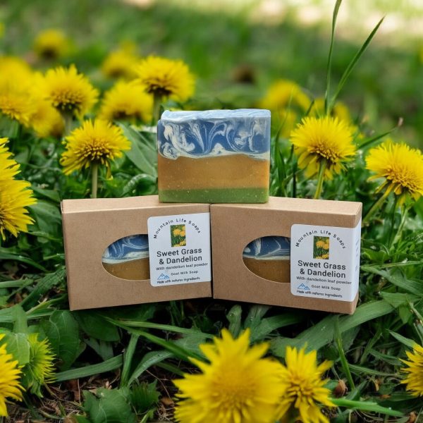 Sweet Grass & Dandelion Goat Milk Soap