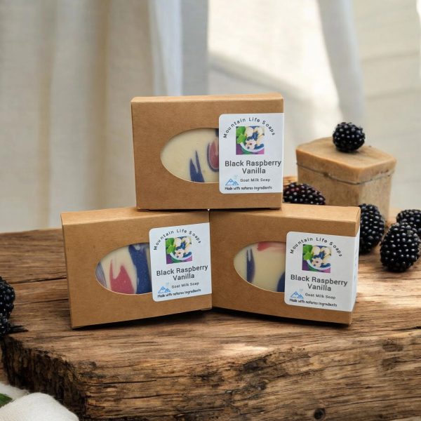 Black Raspberry Vanilla Goat Milk Soap
