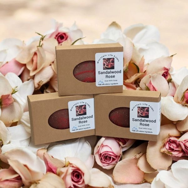 Sandalwood Rose Goat Milk Soap