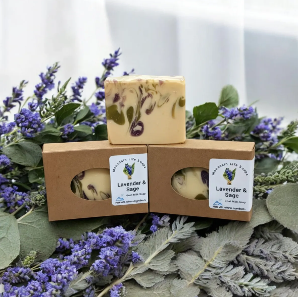 Lavender & Sage Goat Milk Soap