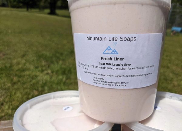 Fresh Linen, Goat Milk Laundry Soap