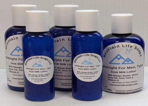 Midnight For Men, Goat Milk Lotion
