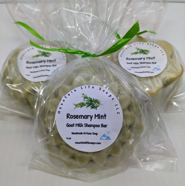 Rosemary Mint Goat Milk Shampoo Soap