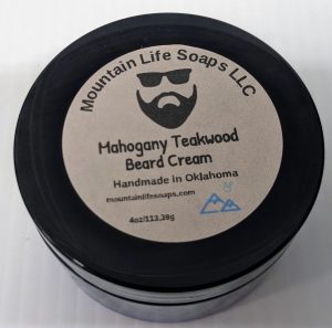 Mahogany Teakwood Goat Milk Beard Cream
