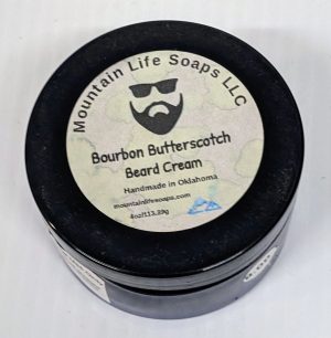 Bourbon Butterscotch Goat Milk Beard Cream