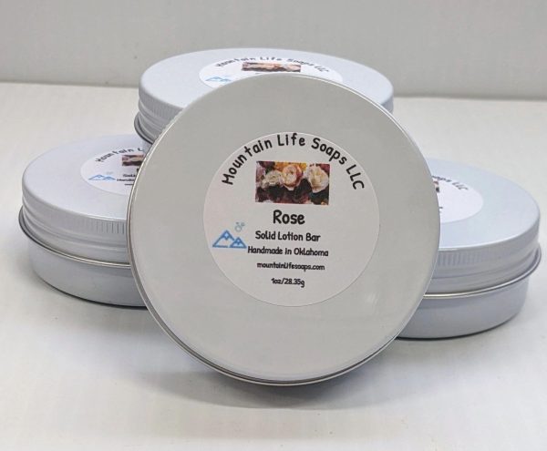 Rose, Solid Lotion Bar