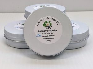 Blackberry Magnolia Solid Lotion Bar