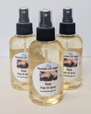 Rose Body Oil Spray