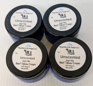 Unscented Beef Tallow Cream
