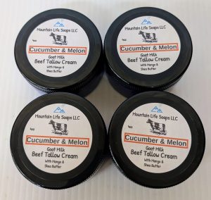 Cucumber Melon Beef Tallow Cream