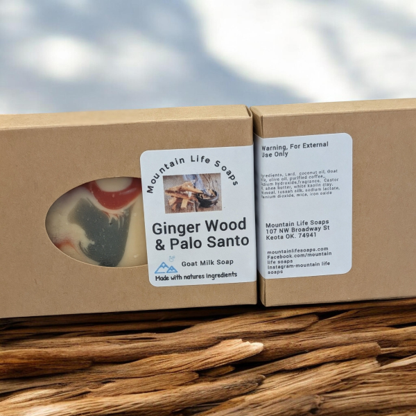 Gingerwood & Palo Santo Goat Milk Soap