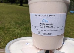 Vanilla Lavender, Goat Milk Laundry Soap
