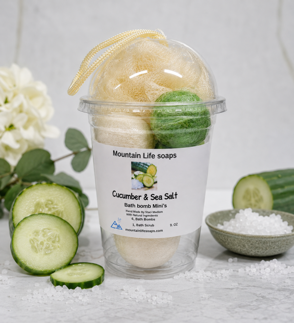 cucumberseasaltbathbombcup Cucumber & Sea Salt Bath Bomb Cup