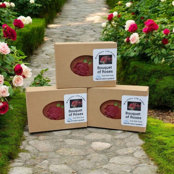 Bouquet of Roses Goat Milk Soap
