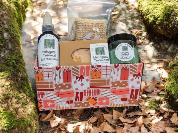 Mahogany Teakwood Small Gift Box
