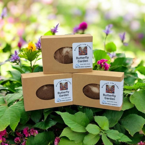 Butterfly Garden Goat Milk Soap