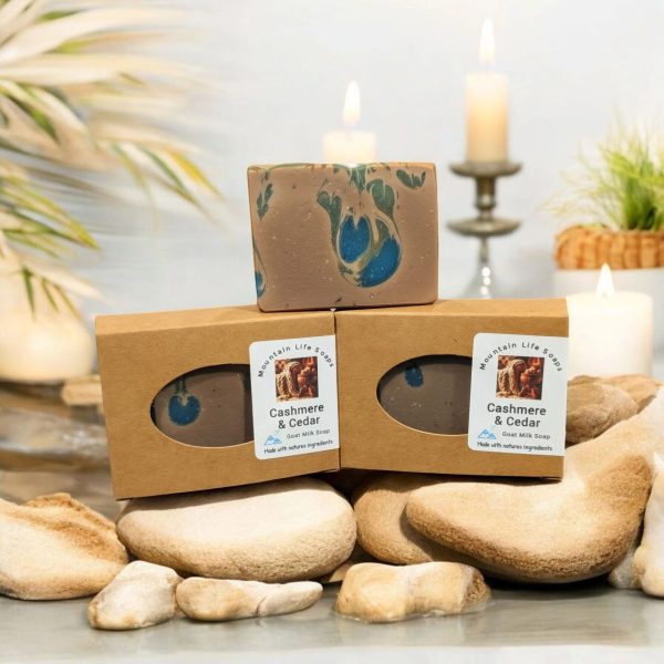 Cashmere & Cedar Goat Milk Soap