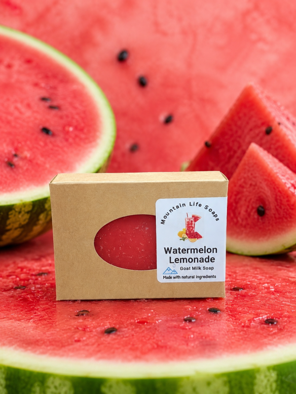 Watermelon Lemonade Goat Milk Soap