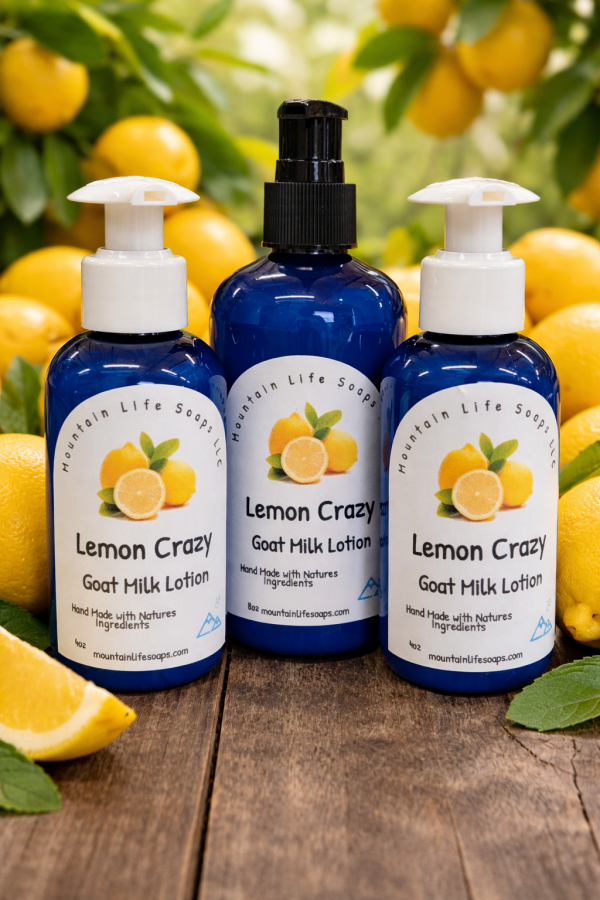 626416c9bb9e3076019f48b0e3fdba669038cc0c25324e256a2be1ab8aa85b1e Lemon Crazy Goat Milk Lotion
