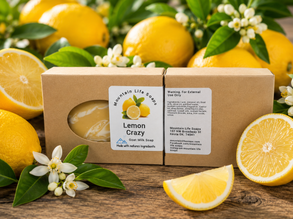 Lemon Crazy Goat Milk Soap