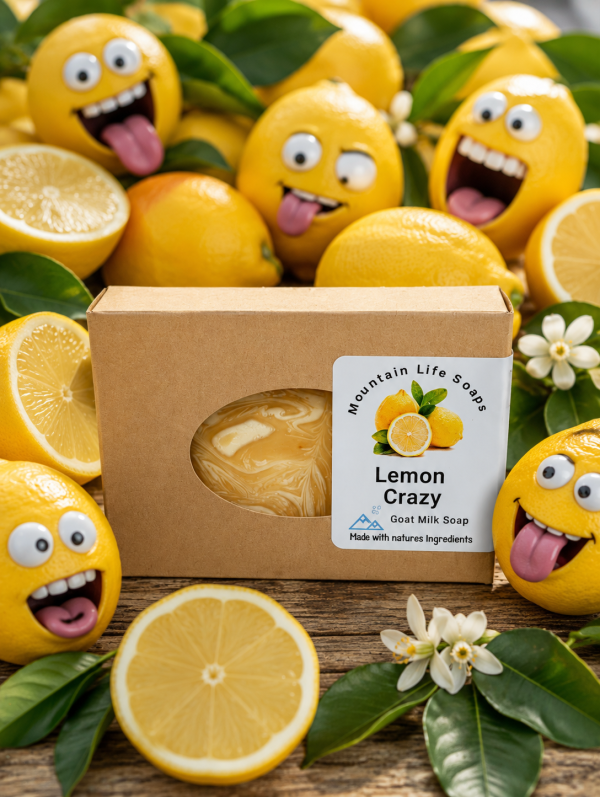 Lemon Crazy Goat Milk Soap