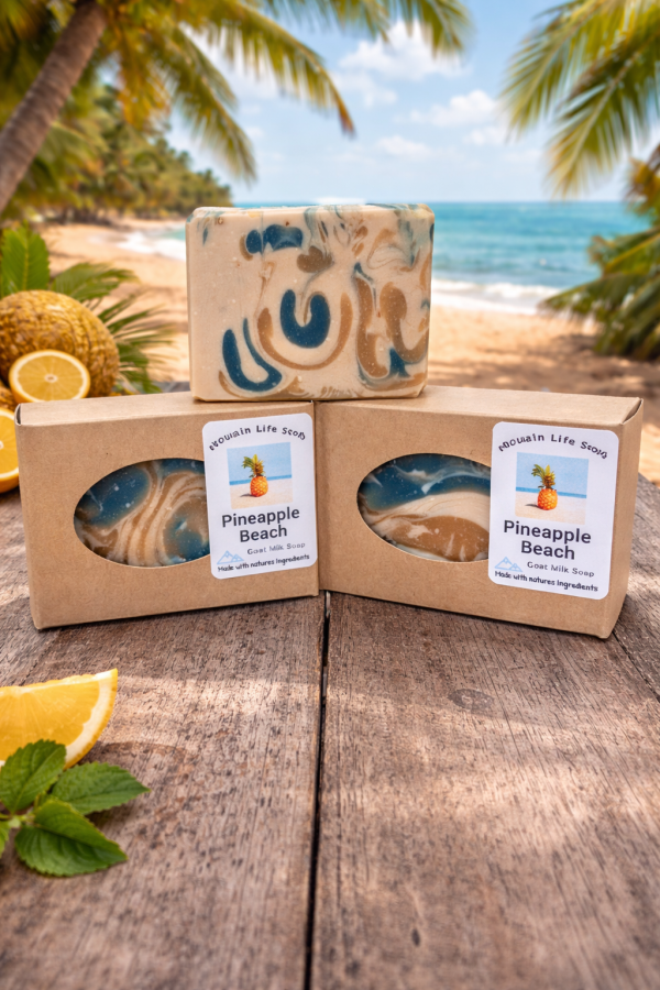 Pineapple Beach Goat Milk Soap