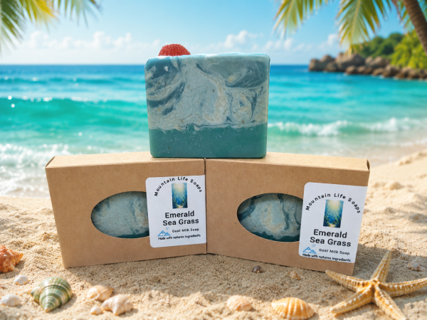 Emerald Sea Grass Goat Milk Soap