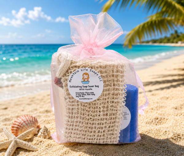 Beach Rose & Peach Peony Small Gift Bag