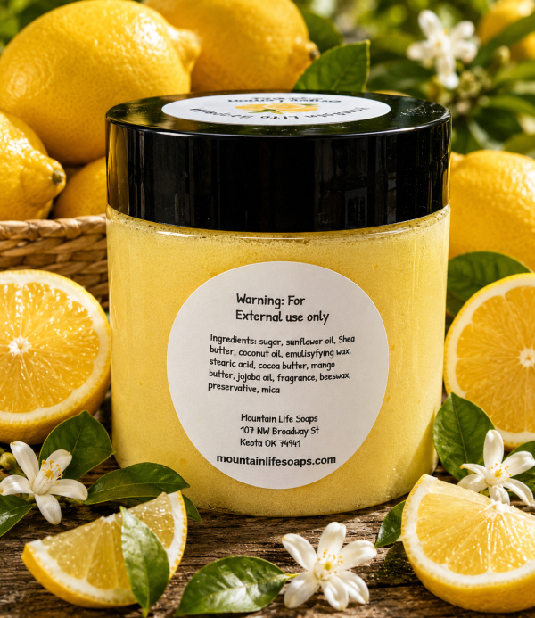 Crazy Lemon Sugar Scrub